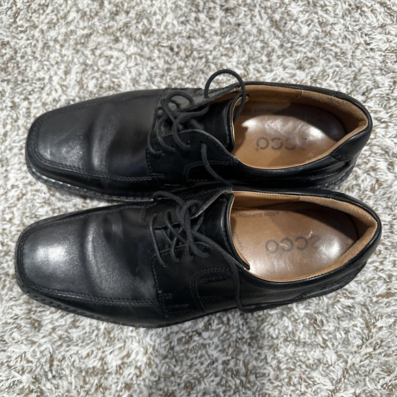Ecco Shoes Mens (42) Extra Width‎ Shock Point Moc Toe Oxford